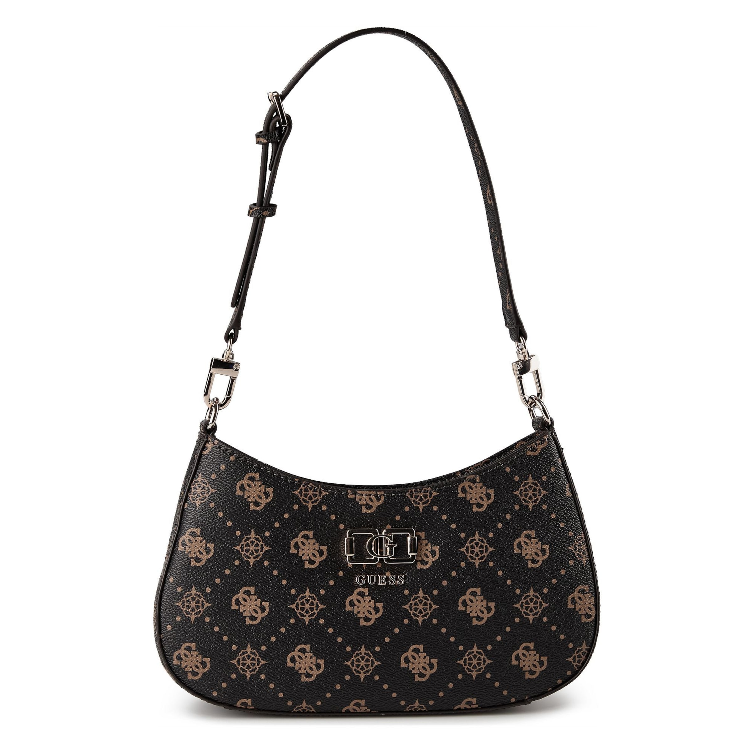 Sac bandoulière 'Emelie' GUESS en marron : devant
