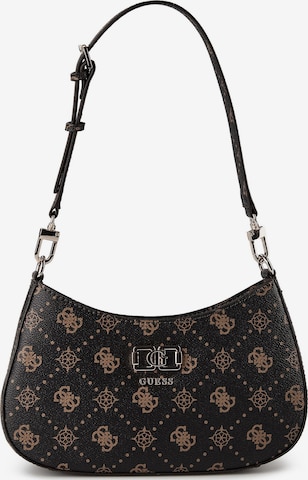 Sac bandoulière 'Emelie' GUESS en marron : devant