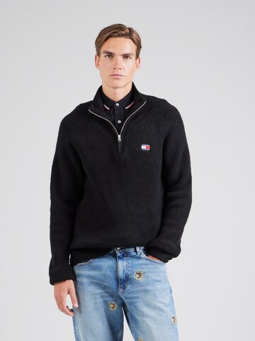 Pull-over Tommy Jeans en noir : devant