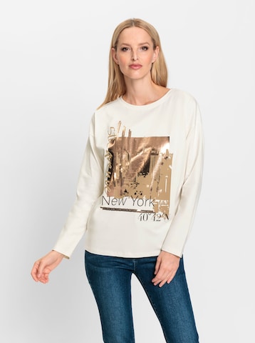 heine T-shirt i beige: framsida