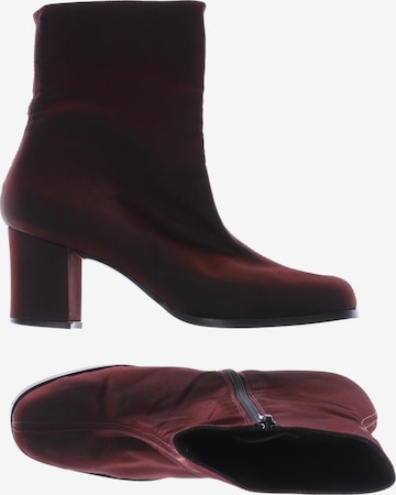 ALBA MODA Dress Boots in 40 in Red: front