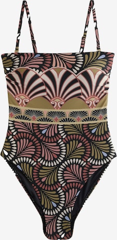 rožinė Next Bandeau Maudymosi kostiumėlis: priekis