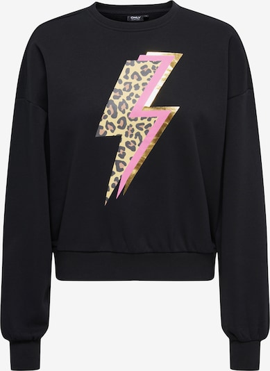 Megztinis be užsegimo 'ONLARIYA' iš ONLY, spalva – smėlio / ruda / rožinė / juoda, Prekių apžvalga