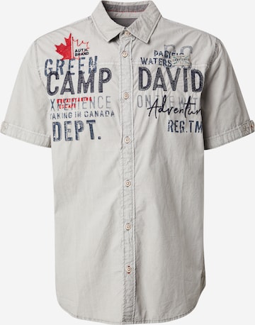 CAMP DAVID Рубашка в Серый: спереди