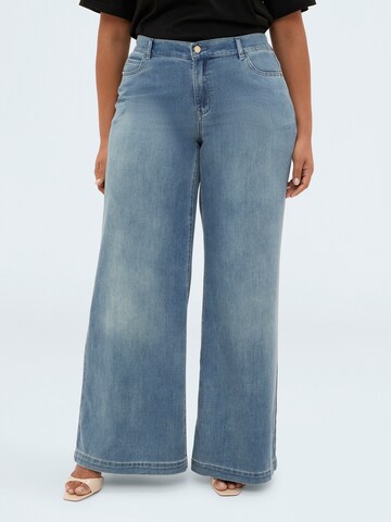 Wide leg Jeans di Fiorella Rubino in blu