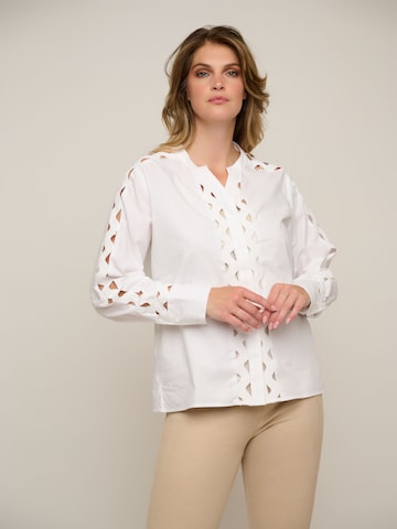 RINO & PELLE Blouse 'Demi' in White: front