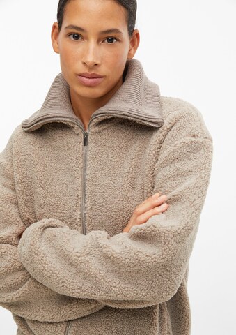 s.Oliver Fleecejacke in Braun: Vorderseite