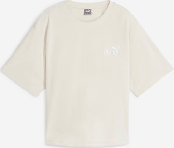 PUMA Shirt 'ESS+' in Wit: voorkant