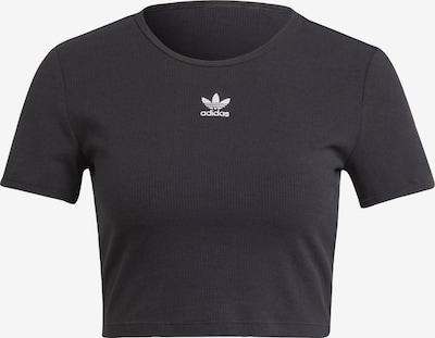 ADIDAS ORIGINALS Shirt 'Essentials' in de kleur Zwart / Wit, Productweergave