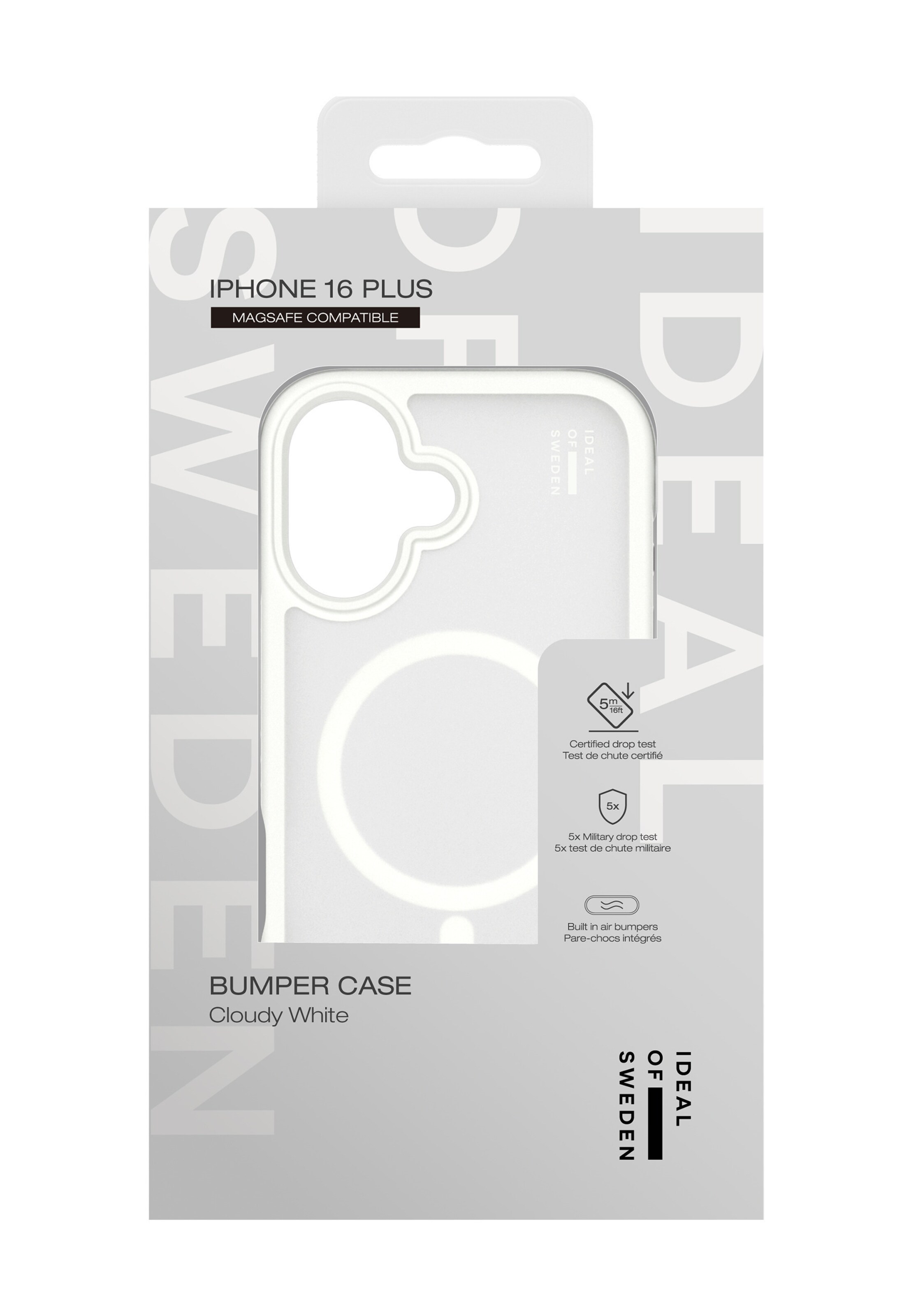 iDeal of Sweden - Funda para smartphone 'iPhone 16 Plus' en blanco