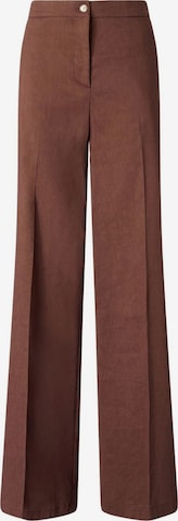 PINKO Byxa 'PINKO JACOPONE PANTALONE LINO STRETCH PANTALONE' i brun: framsida