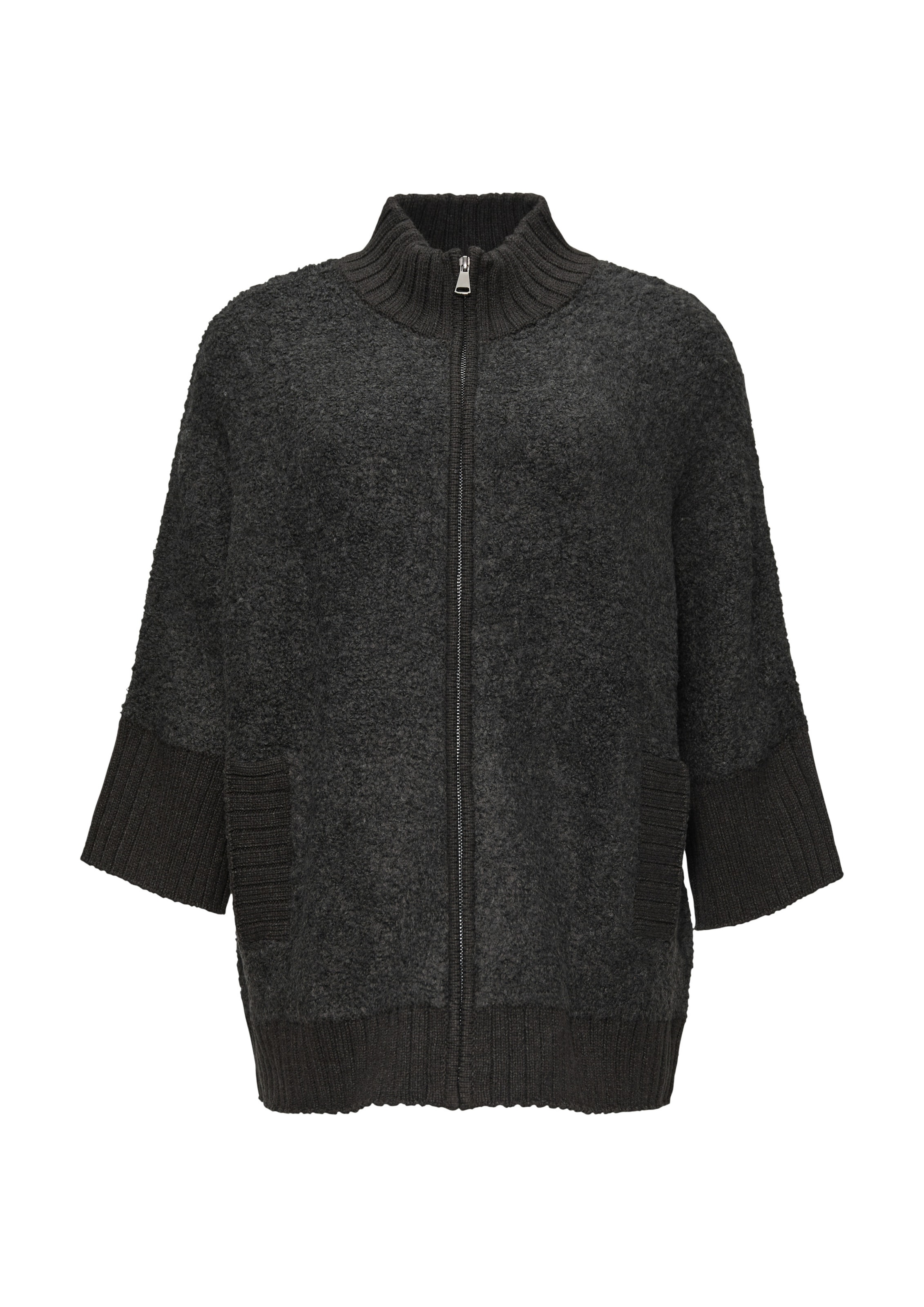 s.Oliver Strickjacke in Grau: Vorderseite