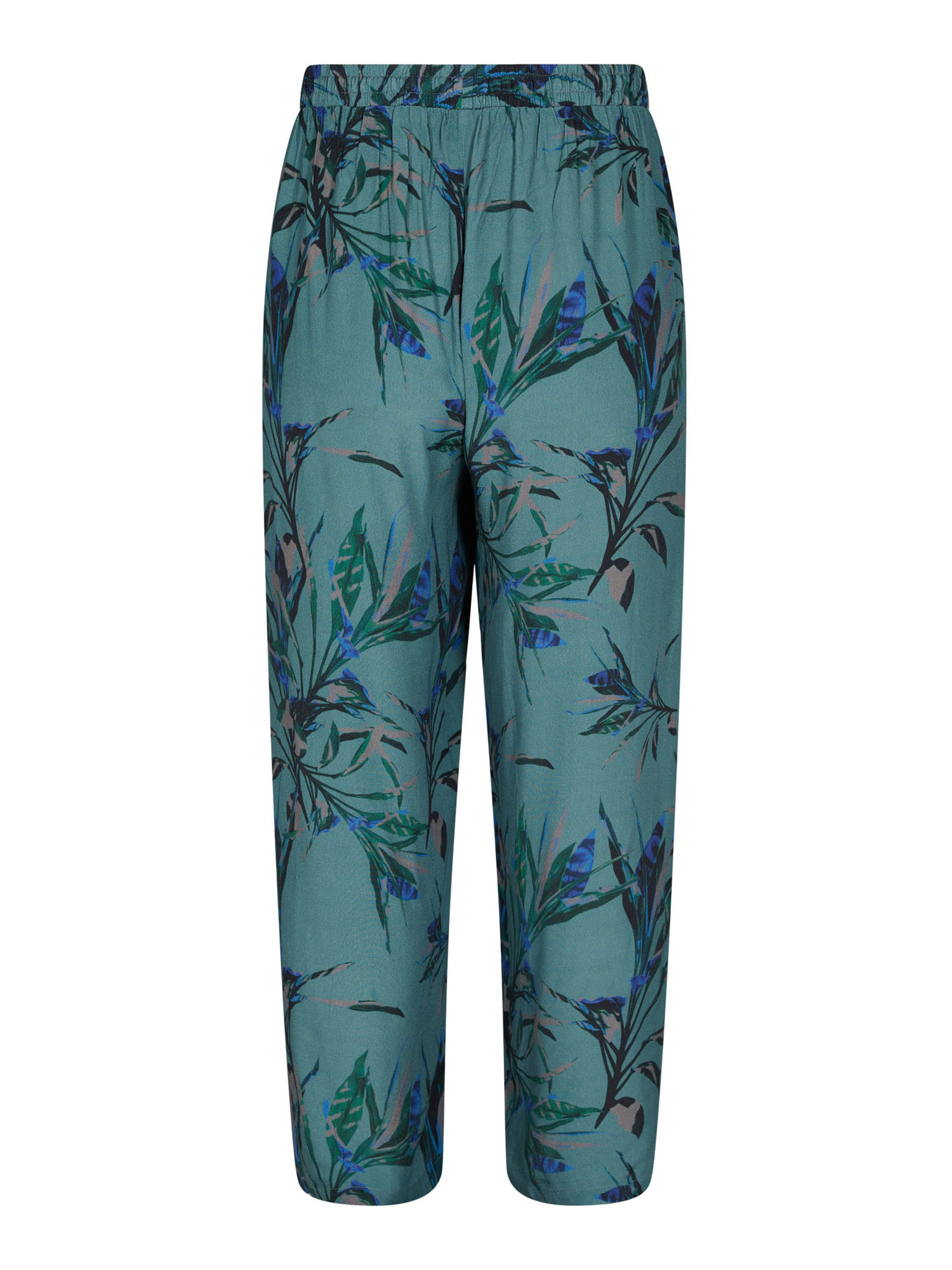 Zizzi Loose fit Trousers 'BELLA' in Green