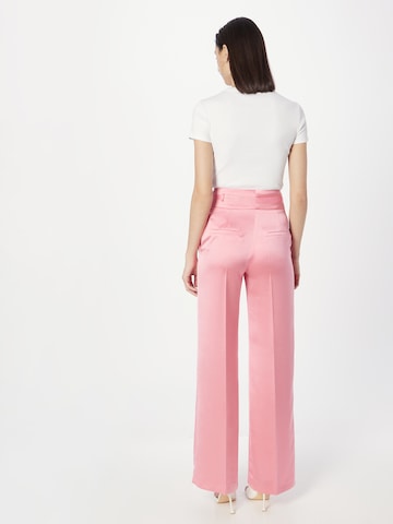 HUGO Red Loose fit Trousers with creases 'Himia' in Pink
