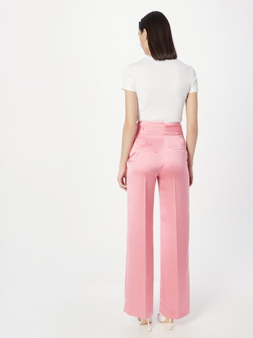 Loosefit Pantalon à plis 'Himia' HUGO Red en rose