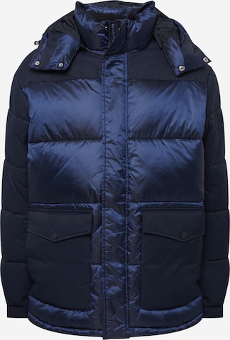 ARMANI EXCHANGE Winter jacket in Blue: front