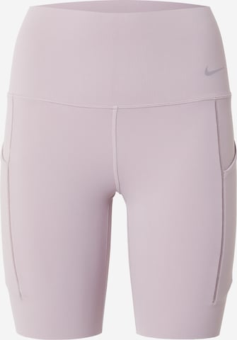 NIKE Skinny Sportnadrágok - lila: elől