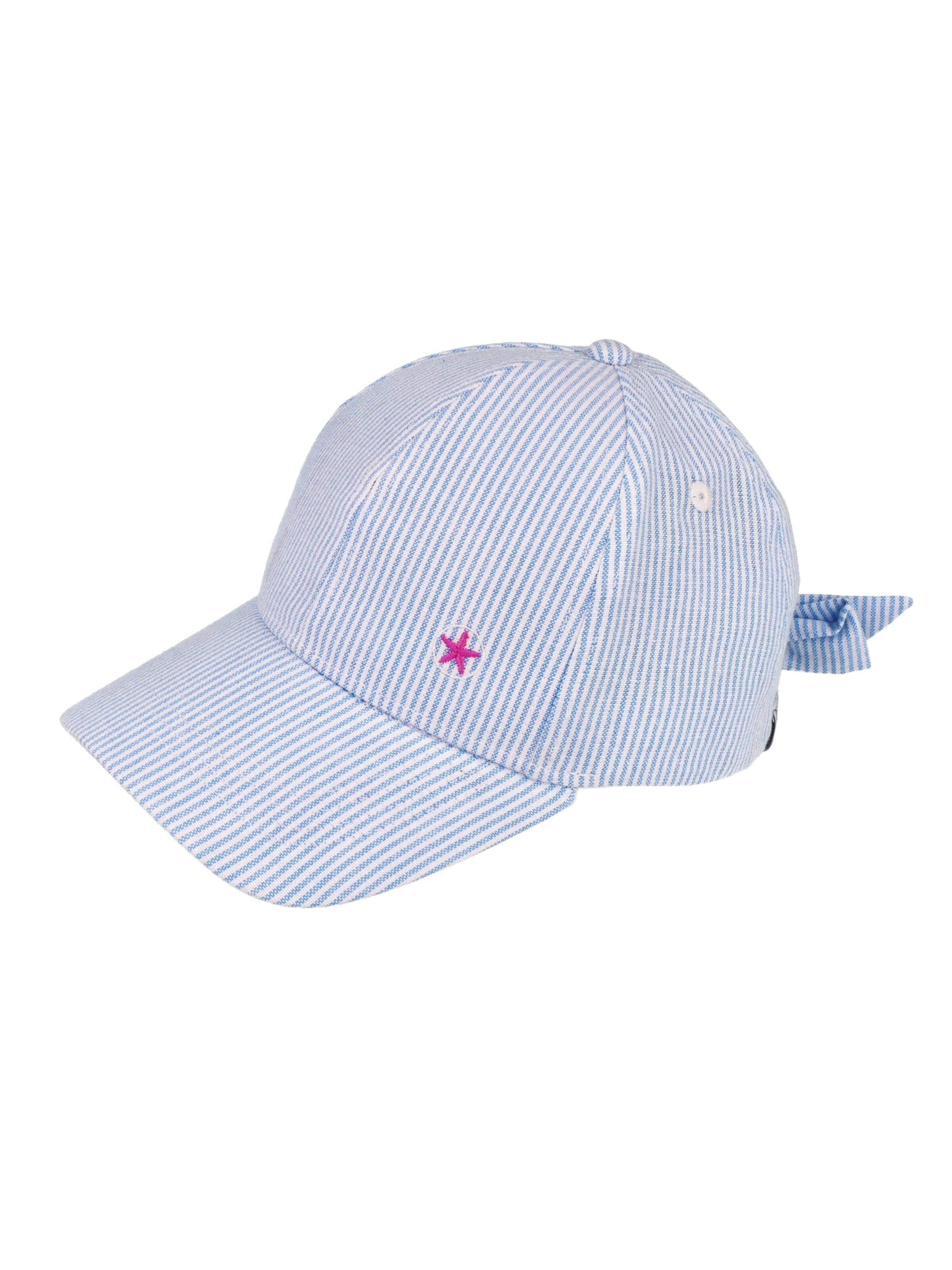 MAXIMO Hut 'KIDS GIRL-Cap Schleife Schleife hinten'‌‌‌‌‌‌‌‌ in Blau: Vorderseite