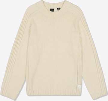 Pull-over 'TINO' Le Temps Des Cerises en beige : devant