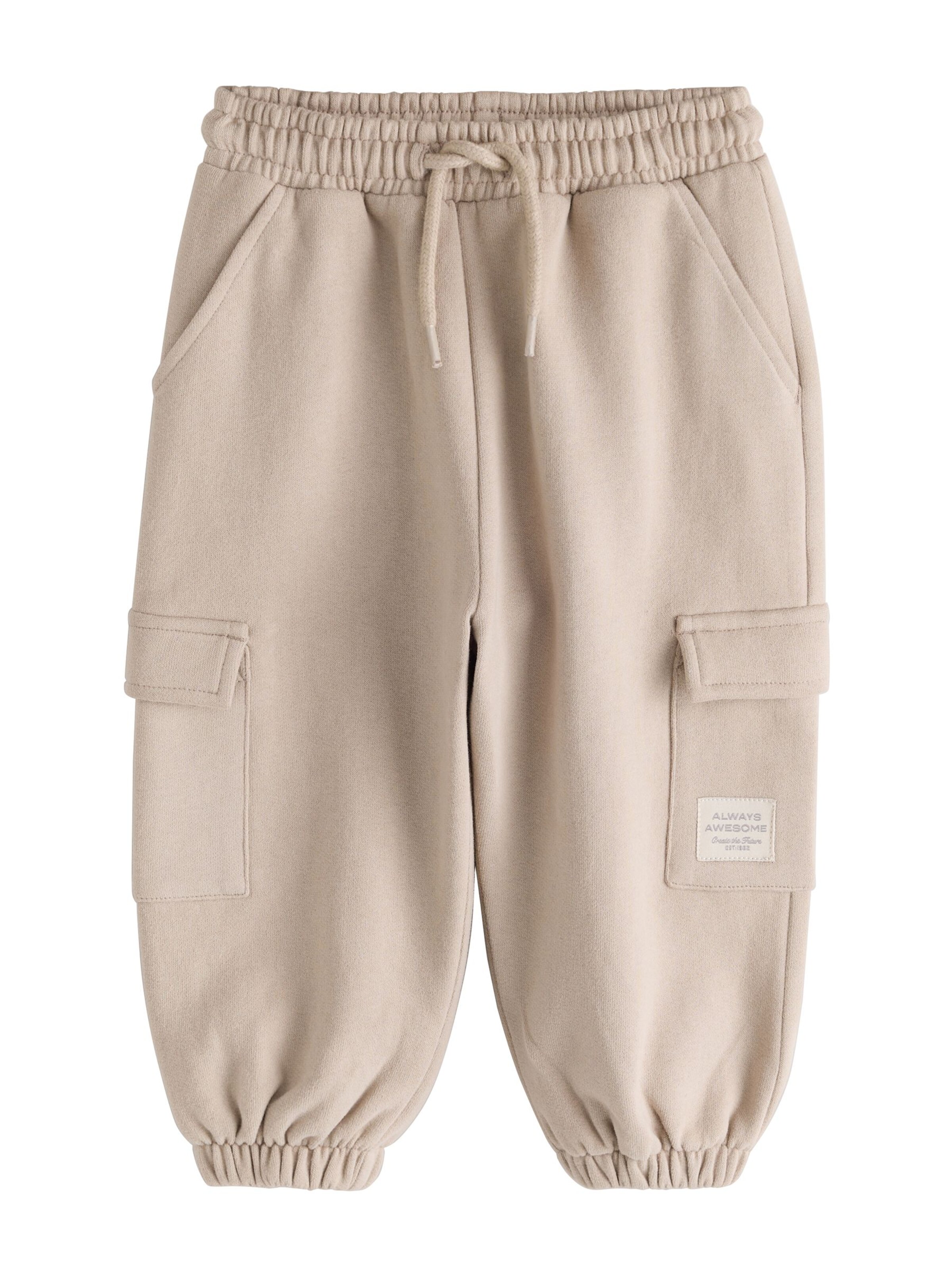 Tapered Pantaloni de la Next pe bej