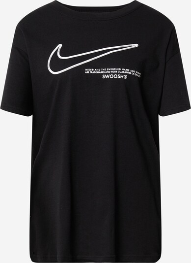 Nike Sportswear Тениска 'Swoosh' в черно / бяло, Преглед на продукта