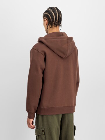 ALPHA INDUSTRIES Sweatshirt in Brown