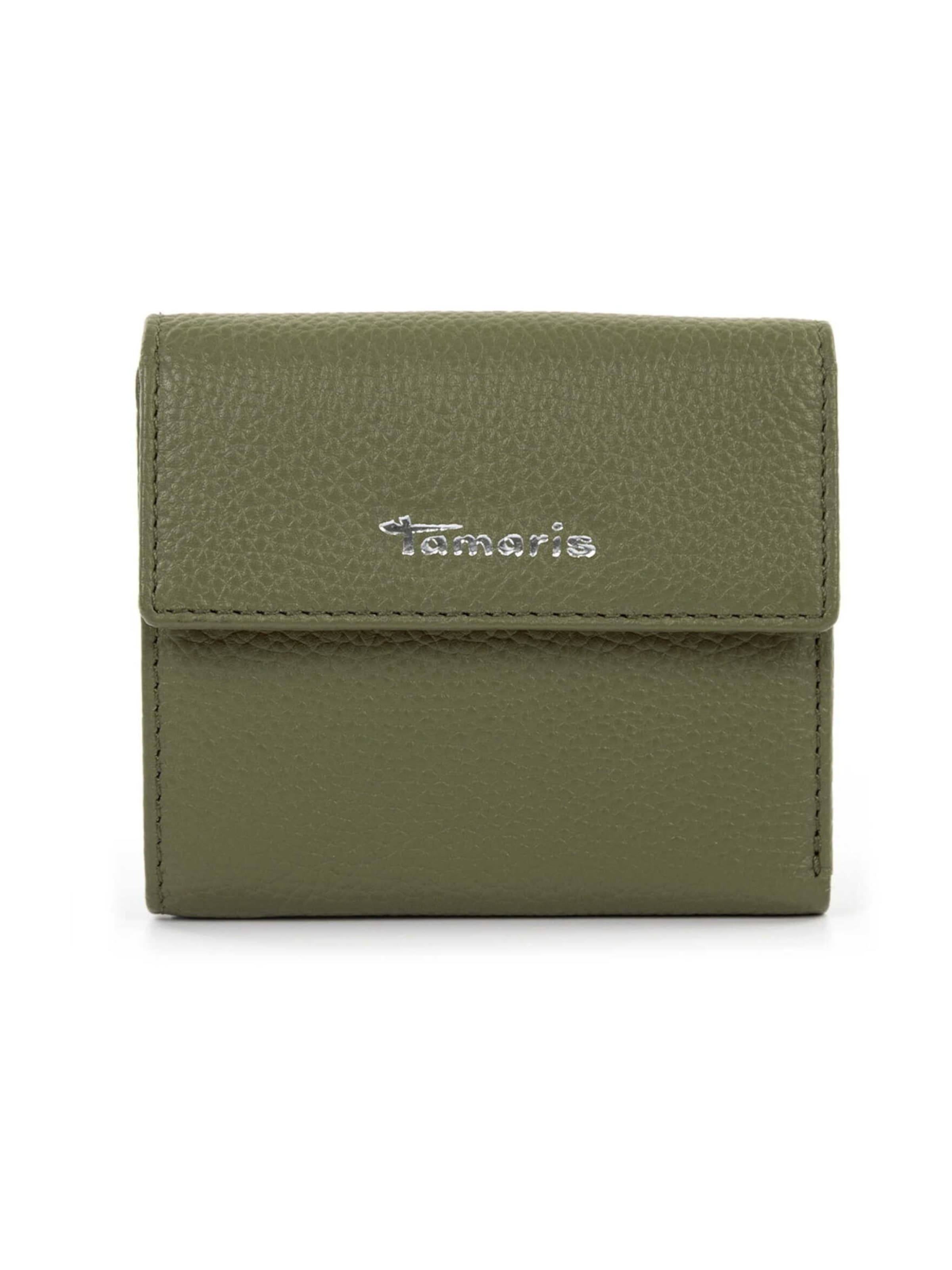 Tamaris Portemonnaie 'Amanda' in Grün: Vorderseite