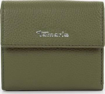 Tamaris Portemonnaie 'Amanda' in Grün: Vorderseite