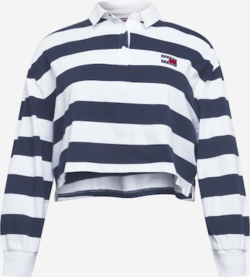 T-shirt Tommy Jeans Curve en bleu : devant