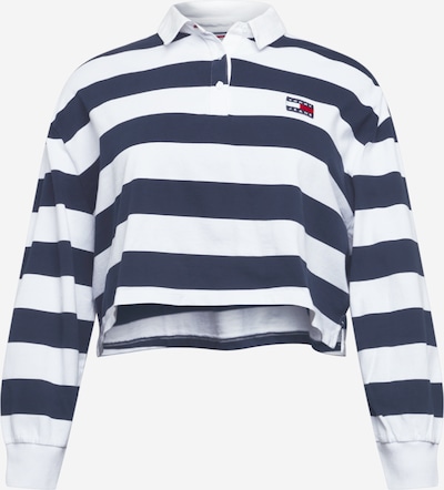 Tommy Jeans Curve Majica | mornarska / rdeča / bela barva, Prikaz izdelka
