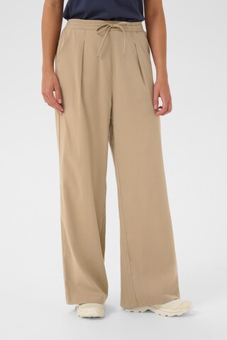 Kaffe Regular Hose 'KAlauren' in Beige: Vorderseite