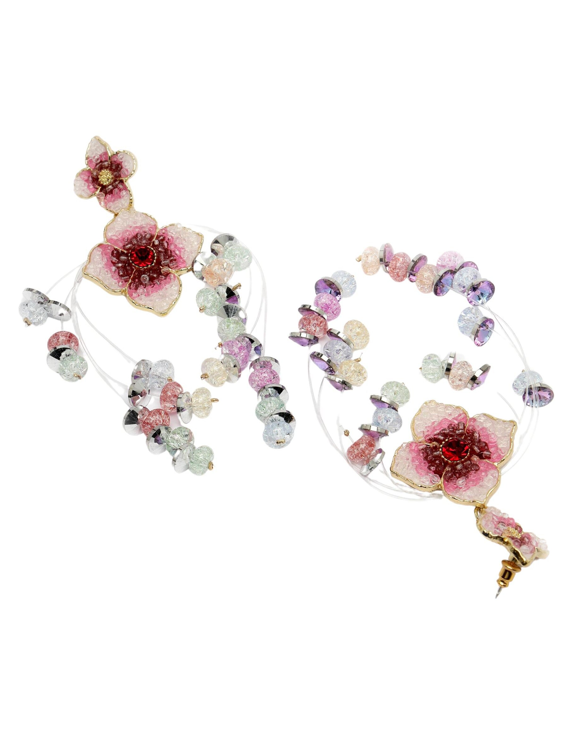 AVANT-GARDE PARIS - Pendientes 'Gisela' en rosa