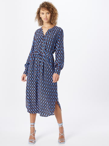 COMMA Shirt Dress in Blue: front