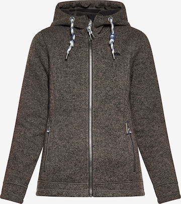 Schmuddelwedda Fleece jacket in Grey: front