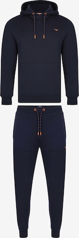 Threadbare Sweatsuit in Blue: front