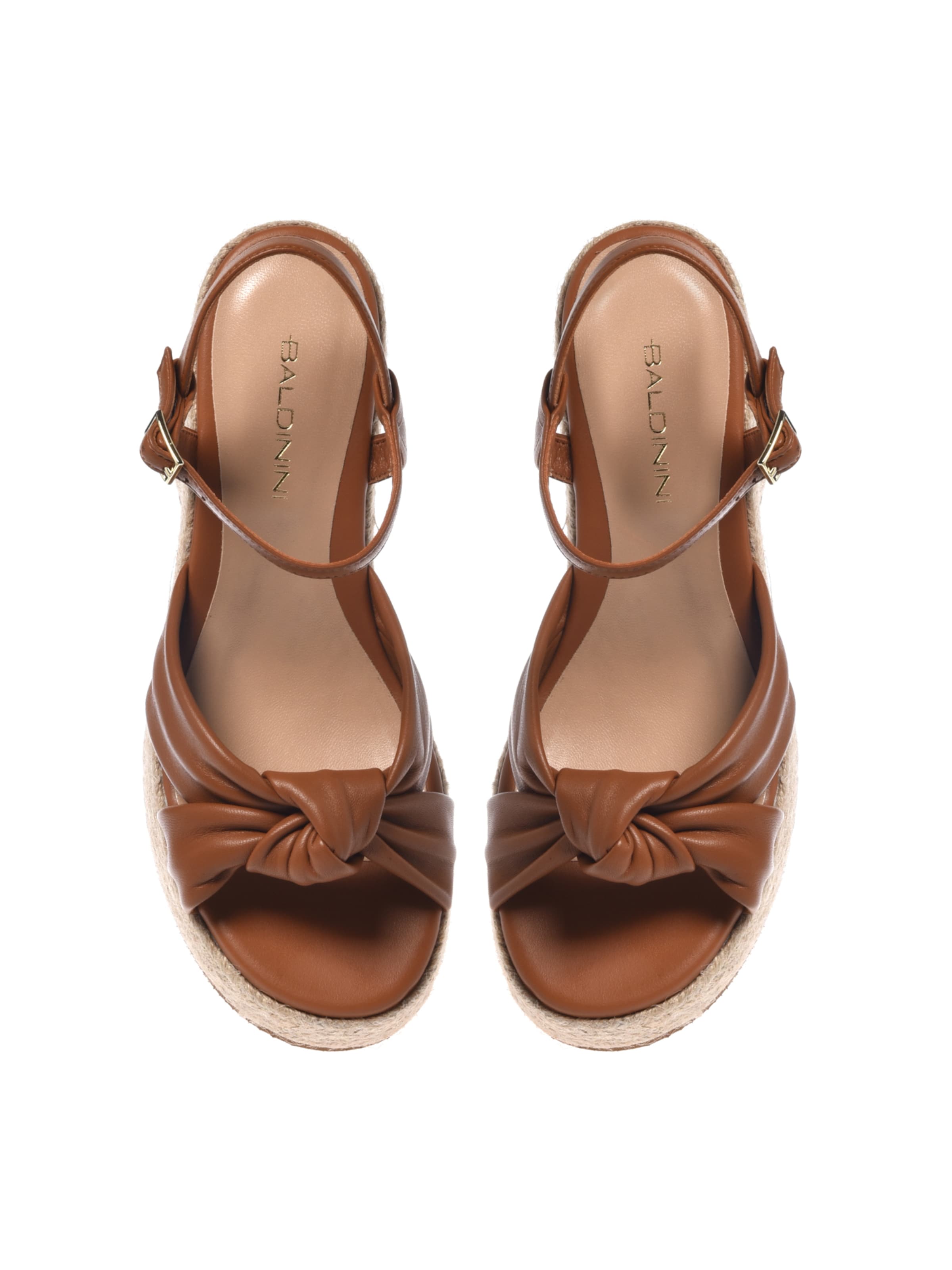 BALDININI Sandalen met riem in Bruin