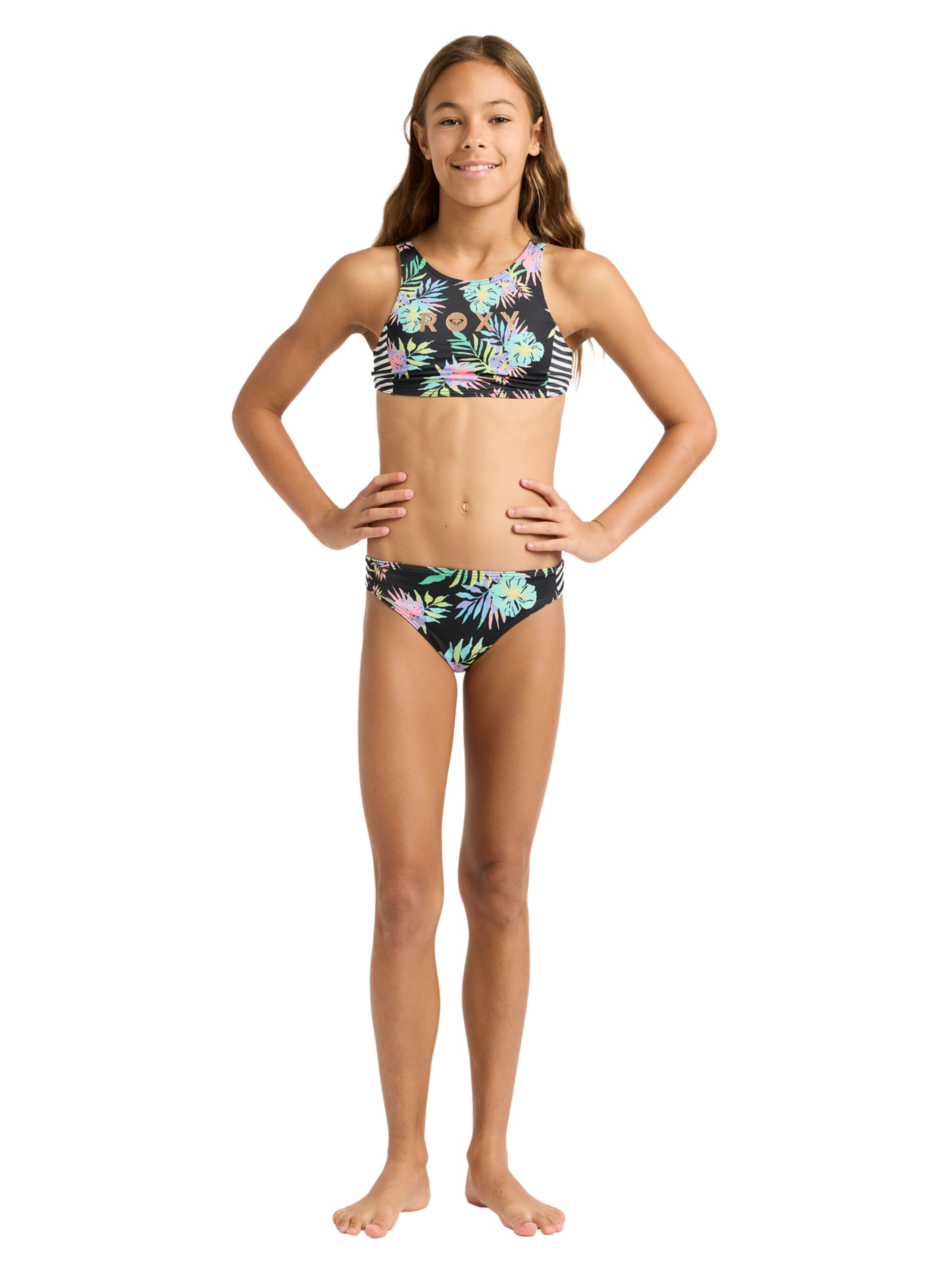 ROXY Sportbadeanzug in Schwarz