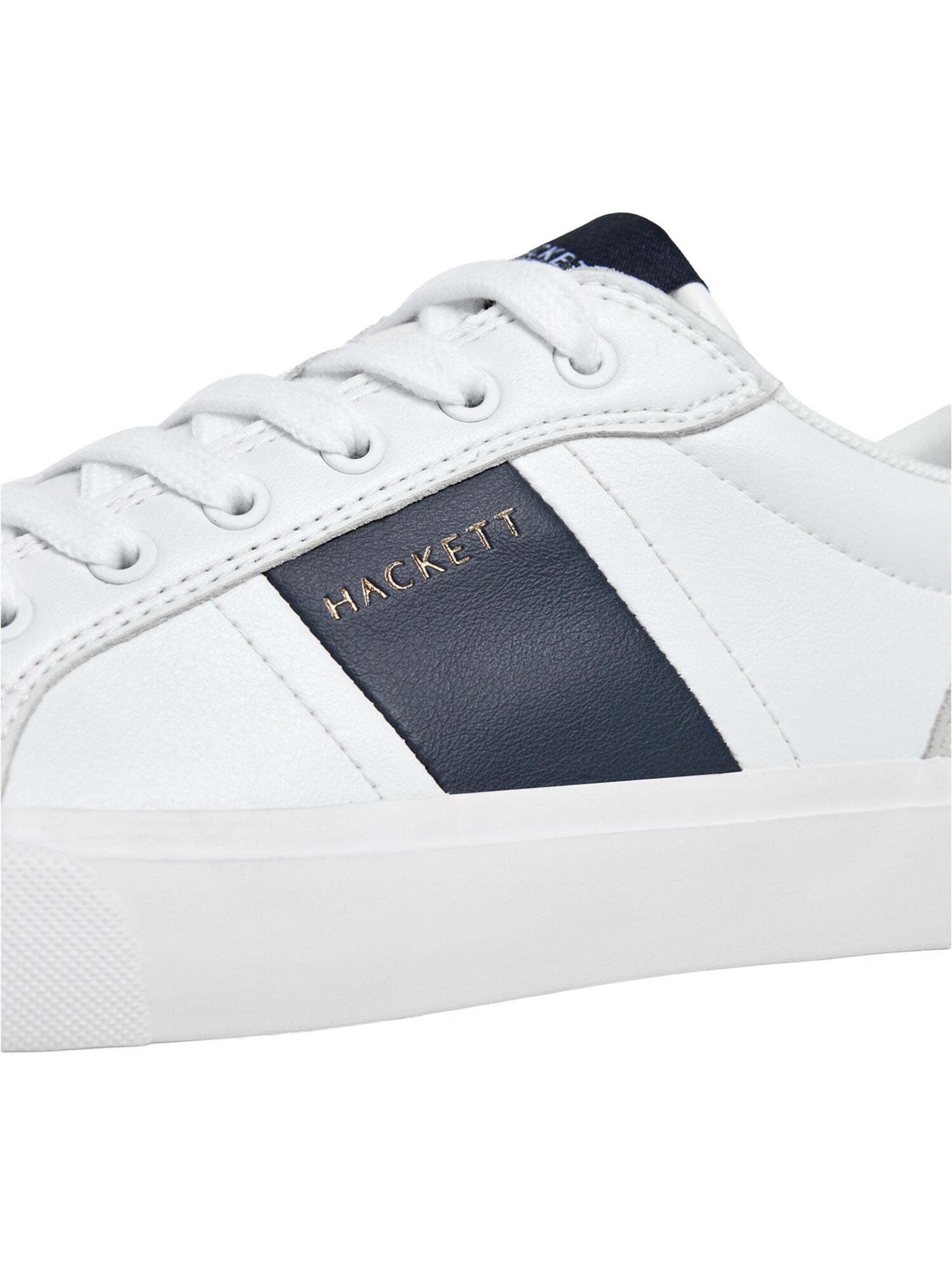 Hackett London Sneakers ' BLAKE HANDLES ' in White