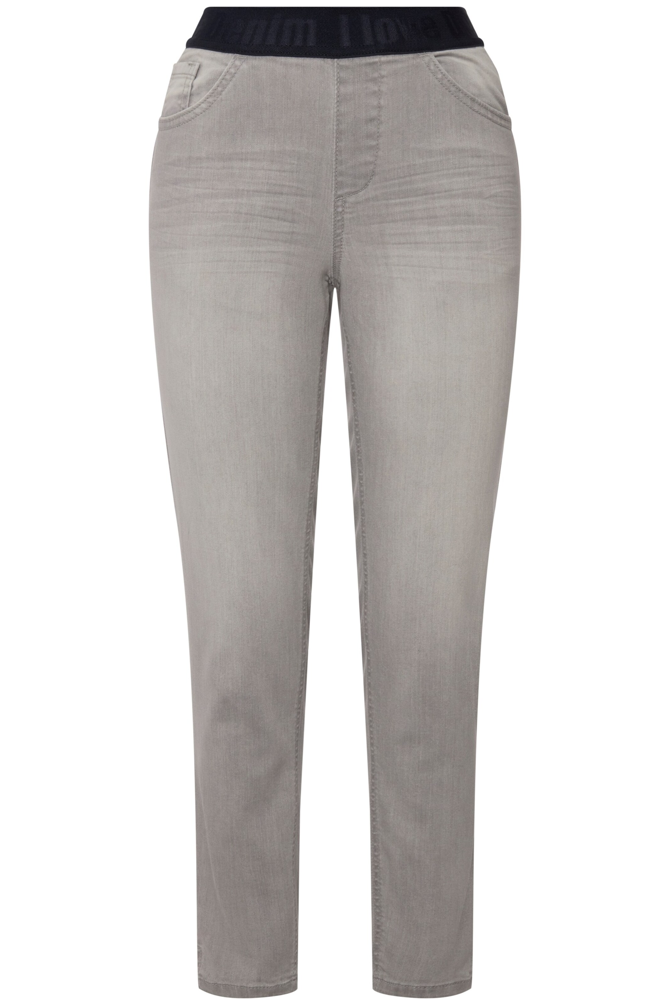 LAURASØN Slim fit Jeans in Grey: front
