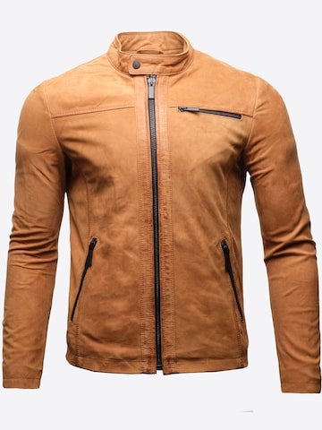 Crone Between-Season Jacket 'EPIC' in Brown: front