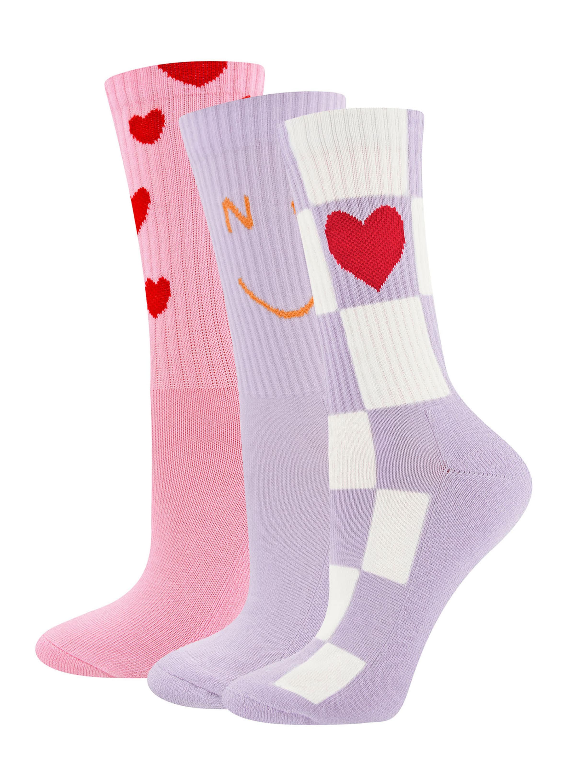 Chaussettes EWERS en rose : devant
