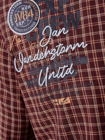 Jan Vanderstorm Comfort fit Overhemd 'Pertavin' in Rood
