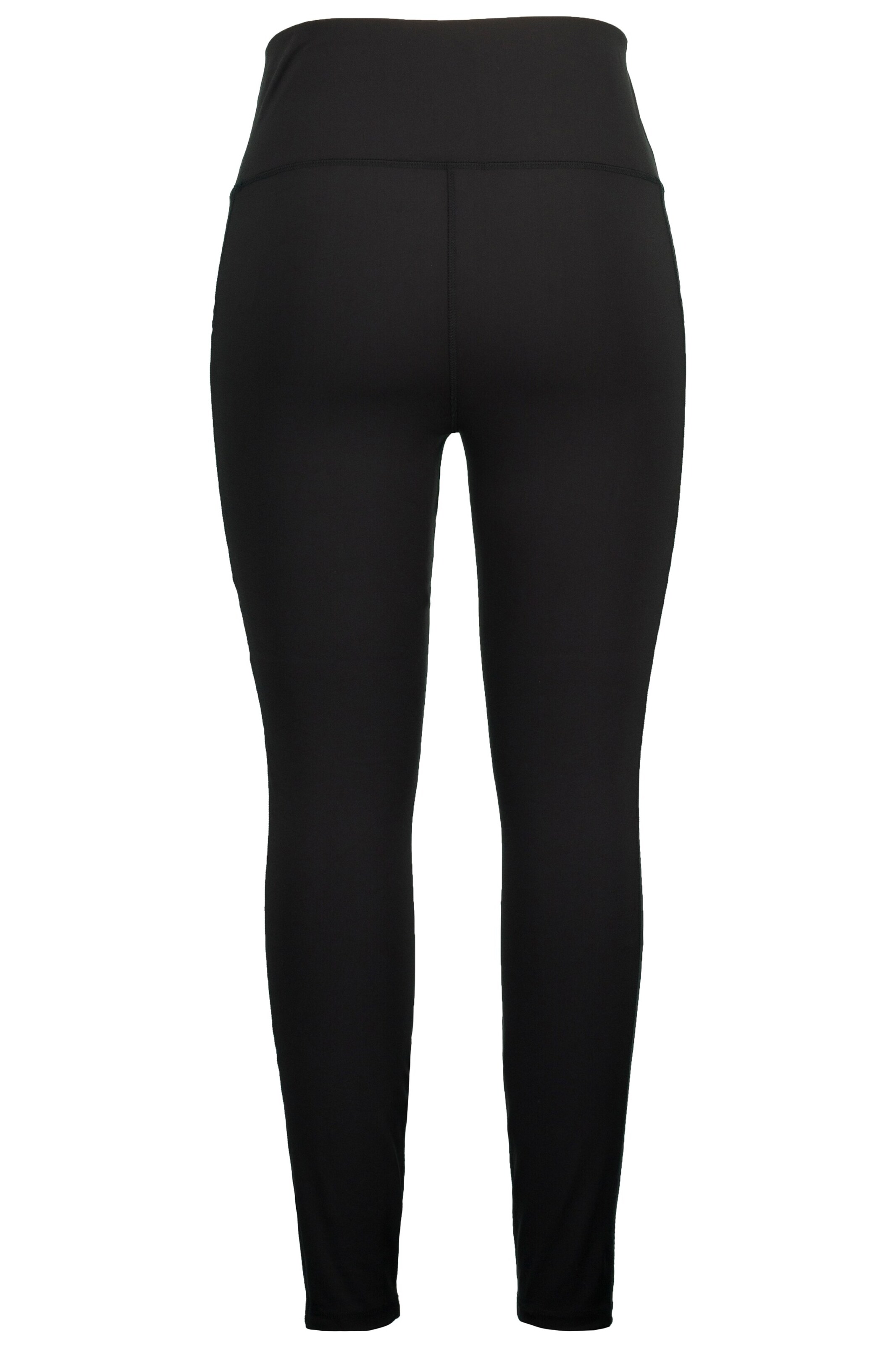 Ulla Popken Skinny Sporthose in Schwarz