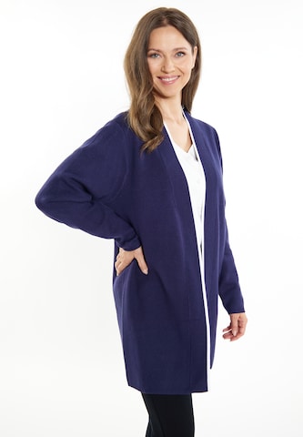 usha BLACK LABEL Knit Cardigan 'Nowles' in Blue: front