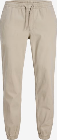 JACK & JONES Tapered Broek 'JPSTGORDON DYLAN' in Grijs: voorkant