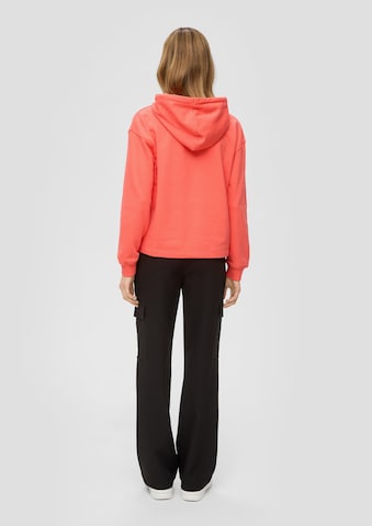 Sweat-shirt QS en orange