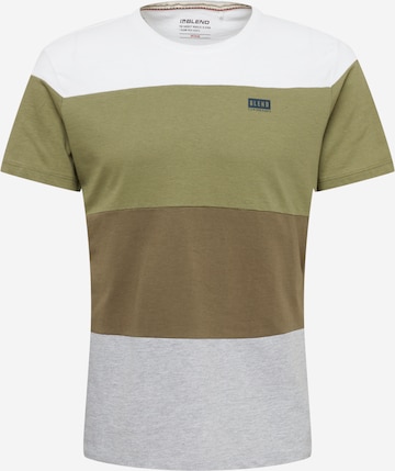 BLEND Shirt in Groen: voorkant