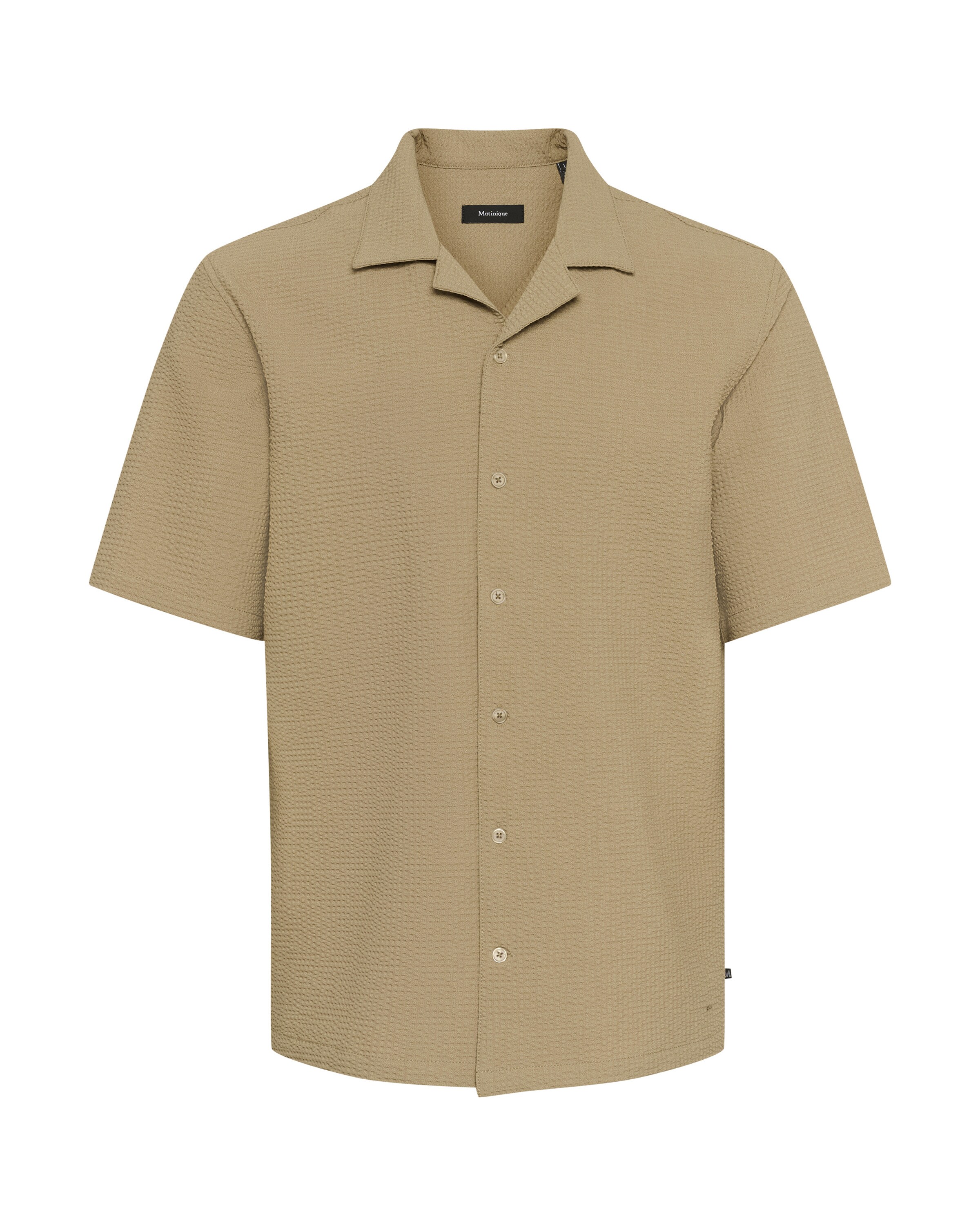 Matinique Regular Fit Skjorte 'Klampo' i beige: forside