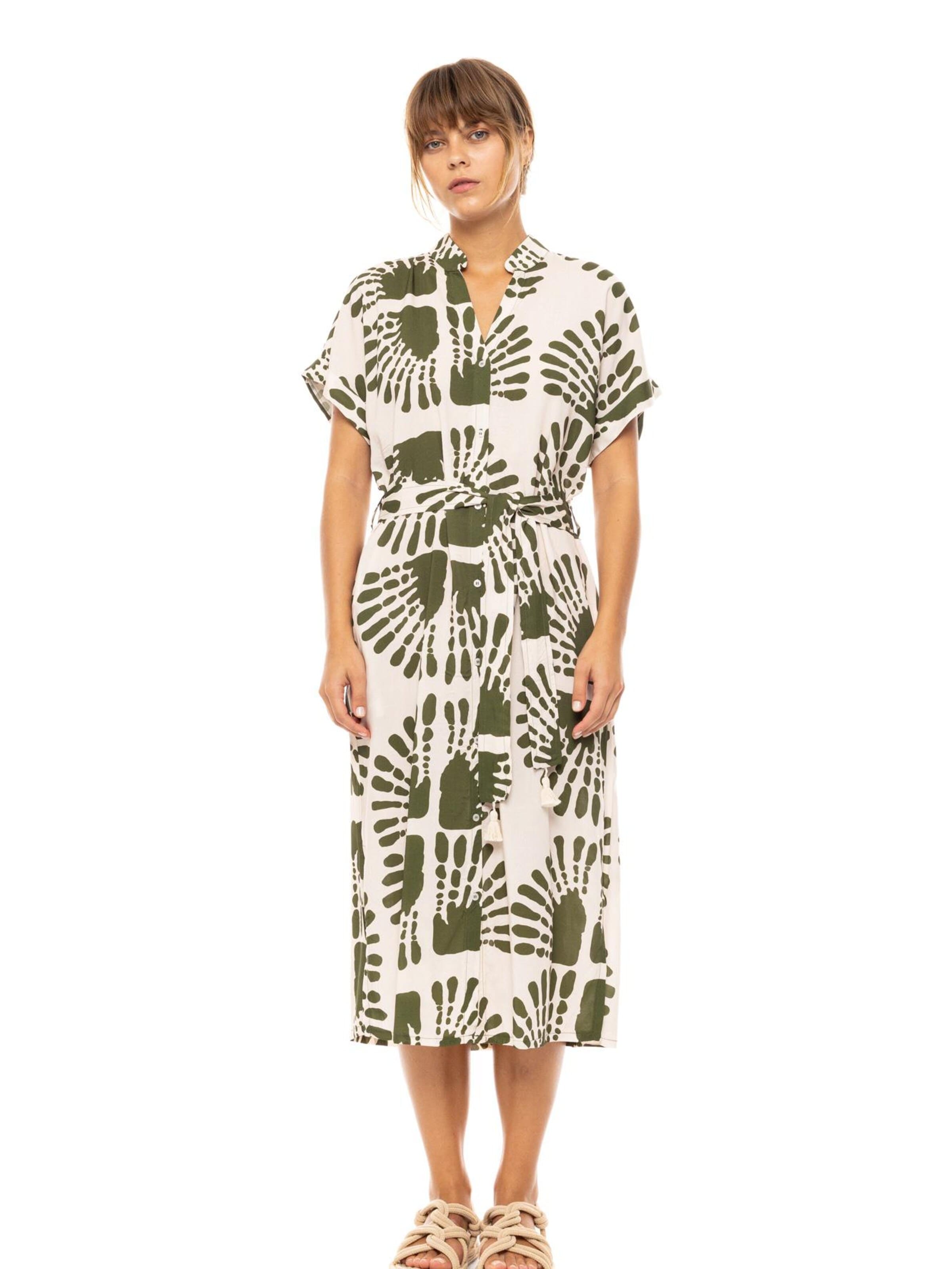 Pink Label Sommerkjole i beige: forside