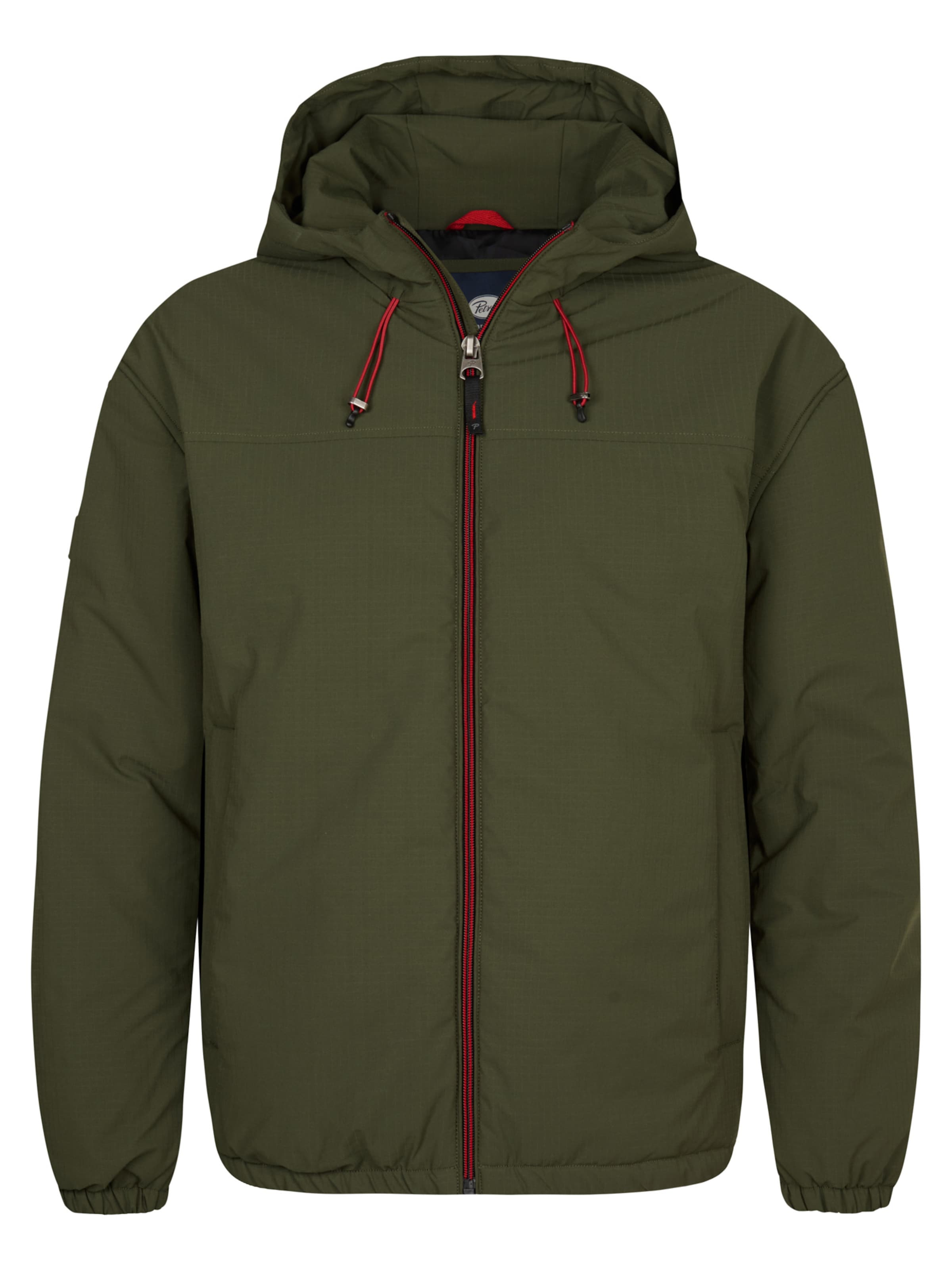 Petrol Industries Winterjas 'Sierra' in Groen: voorkant